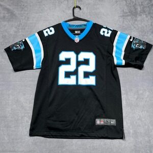 Nike Carolina Panthers Football Team #20 Christian McCaffrey Jersey Boys L Black